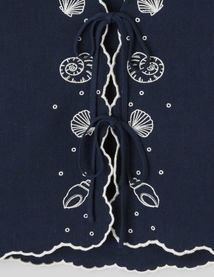 Top brod&eacute; &agrave; nouer