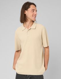 Polo maille c&ocirc;tel&eacute;e