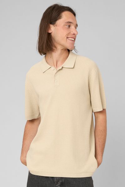 Polo maille c&ocirc;tel&eacute;e