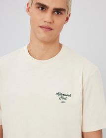 T-shirt broderie poitrine