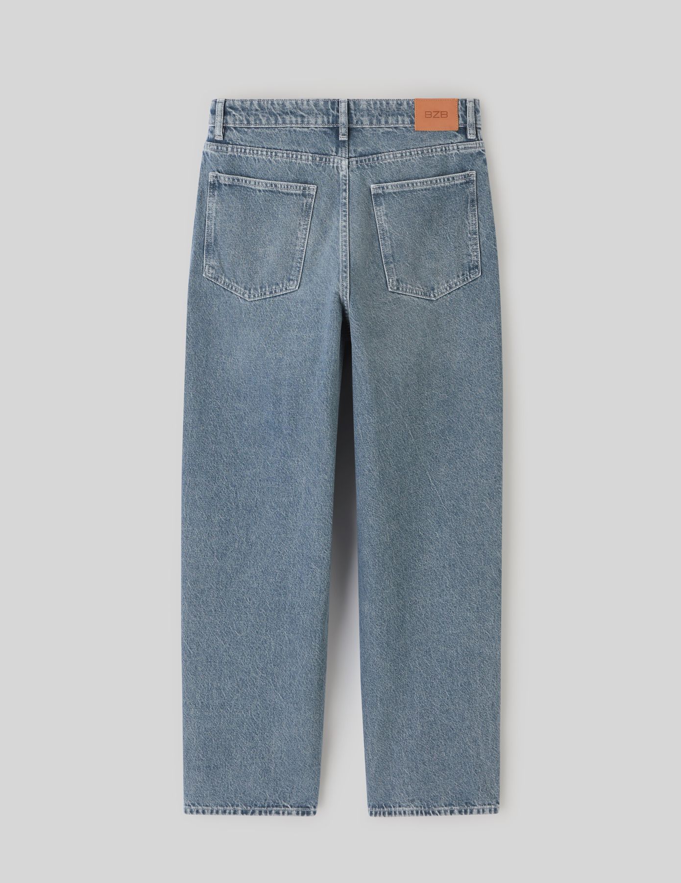 Pantalon jean loose bluegrey