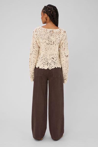 Veste crochet ajour&eacute;