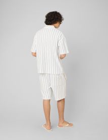 Polo manches courtes ray&eacute;e