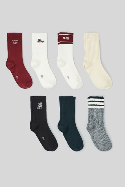 Semainier 7 paires de chaussettes Noël