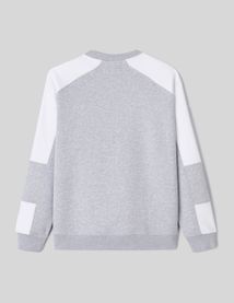 Sweat col rond colorblock