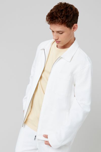 Veste zippée texturée