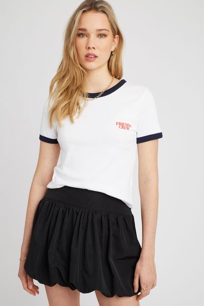 T-shirt imprimé bicolore