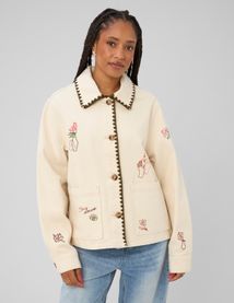 Veste brod&eacute;e