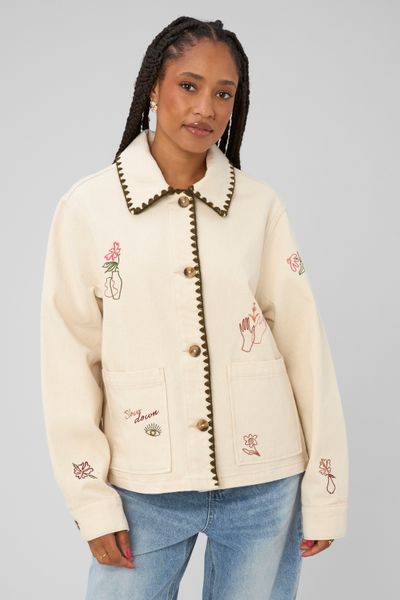 Veste brod&eacute;e