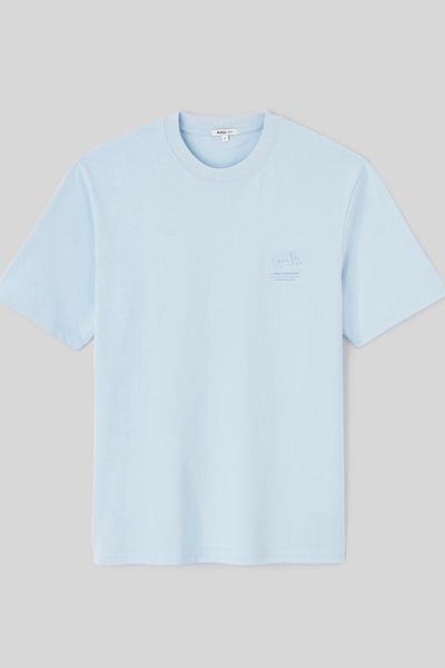 T-shirt broderie poitrine