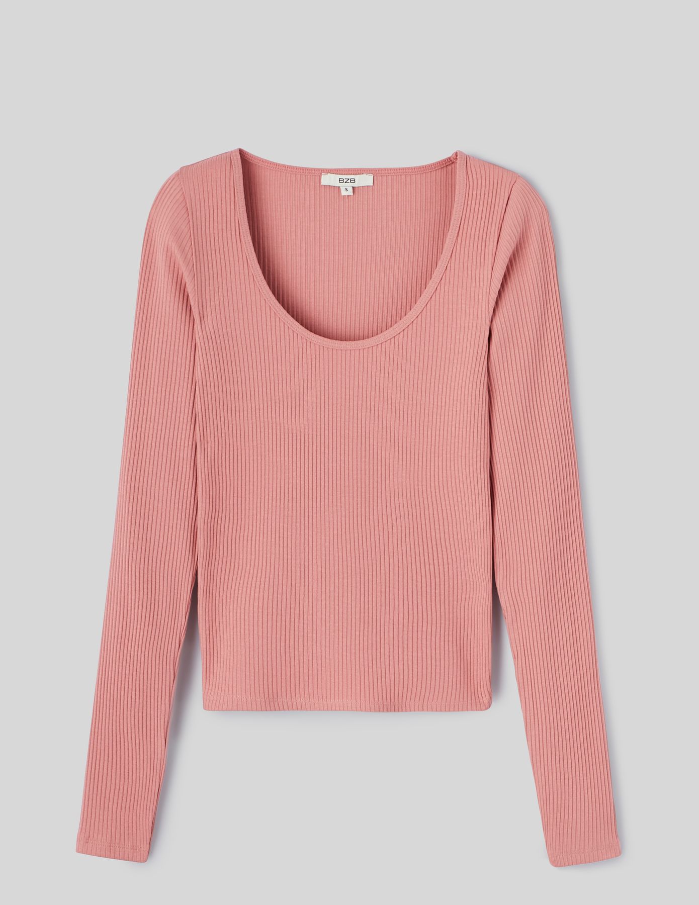 T-shirt manches longues uni