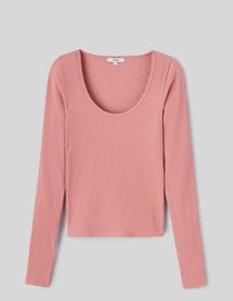 T-shirt manches longues uni