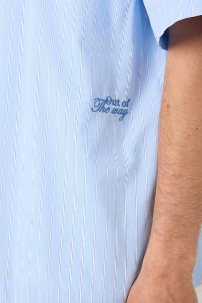 Chemise manches courtes ray&eacute;es