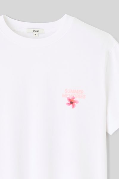 T-shirt imprim&eacute; devant/ dos