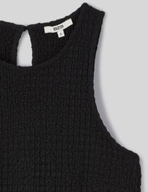 Débardeur avec tissu reliefé