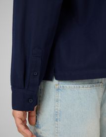 Chemise enfil&eacute;e zipp&eacute;e manches longues