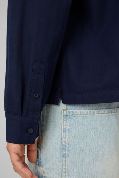 Chemise enfil&eacute;e zipp&eacute;e manches longues