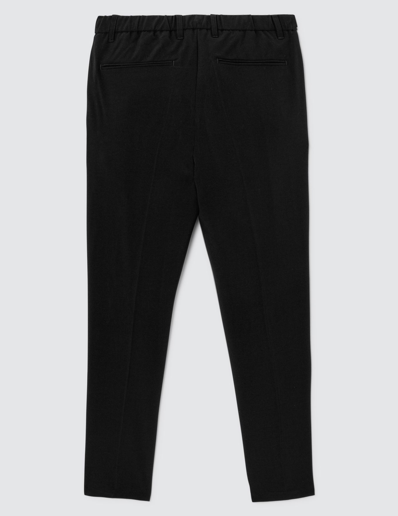 Pantalon de ville fluide uni