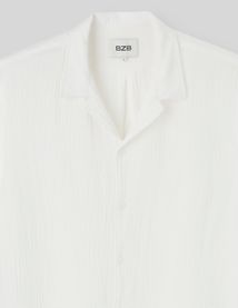 Chemise manches courtes gaze de coton