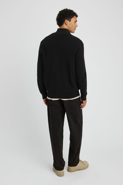 Pull col montant zippé