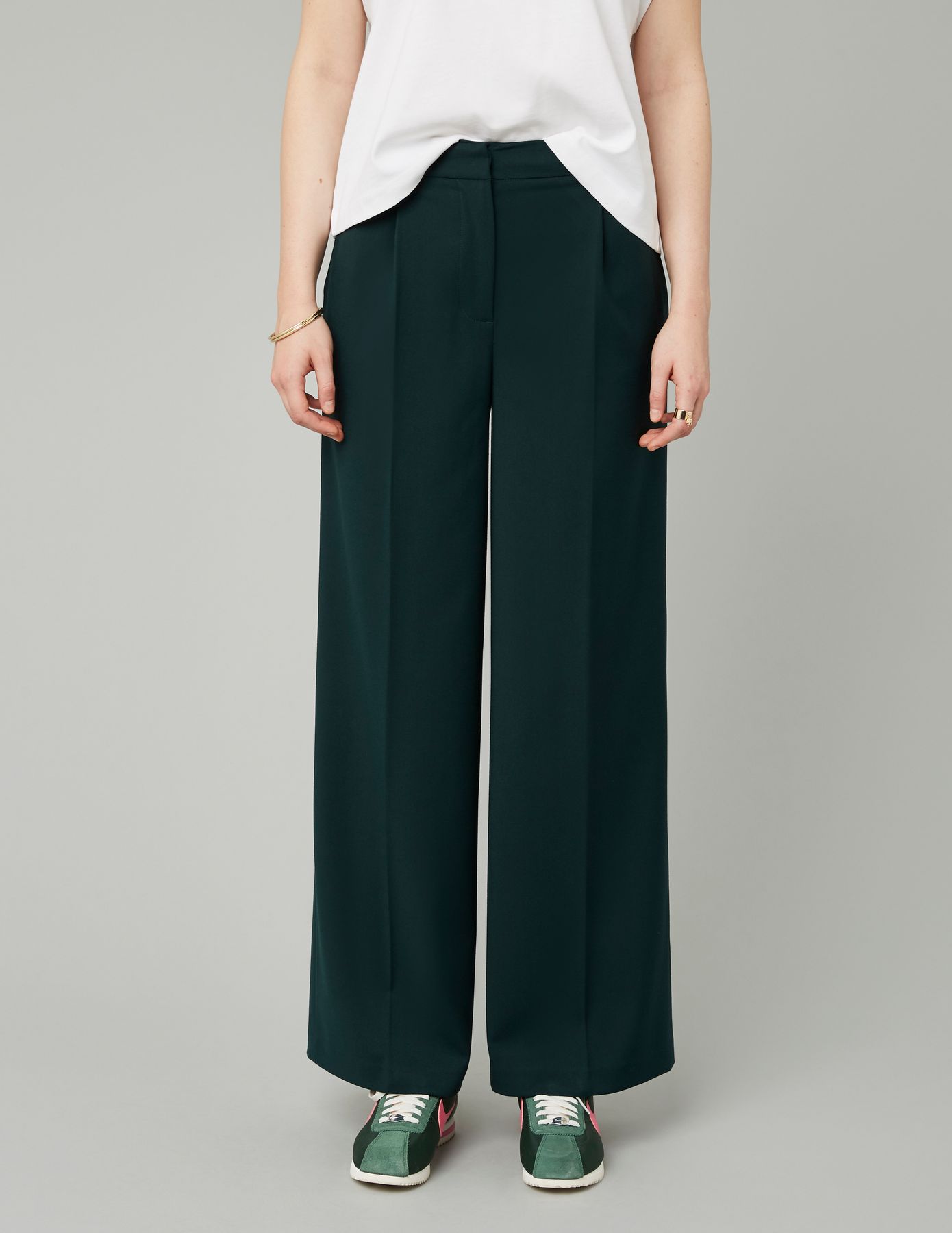 Pantalon large à pinces