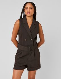 Combinaison short ray&eacute;