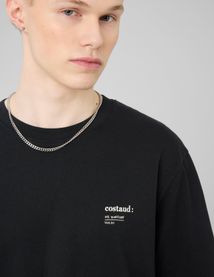 T-shirt broderie poitrine