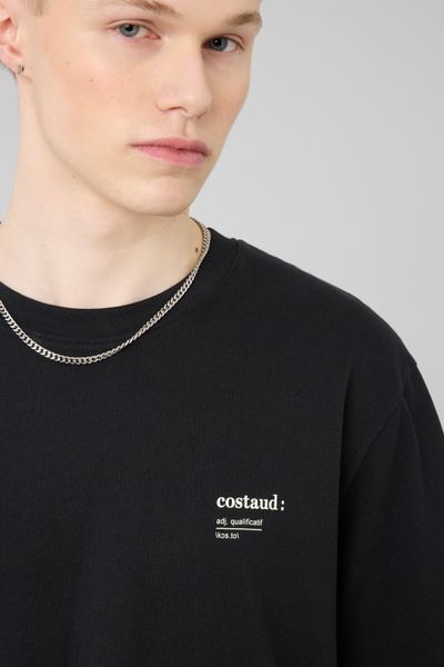 T-shirt broderie poitrine