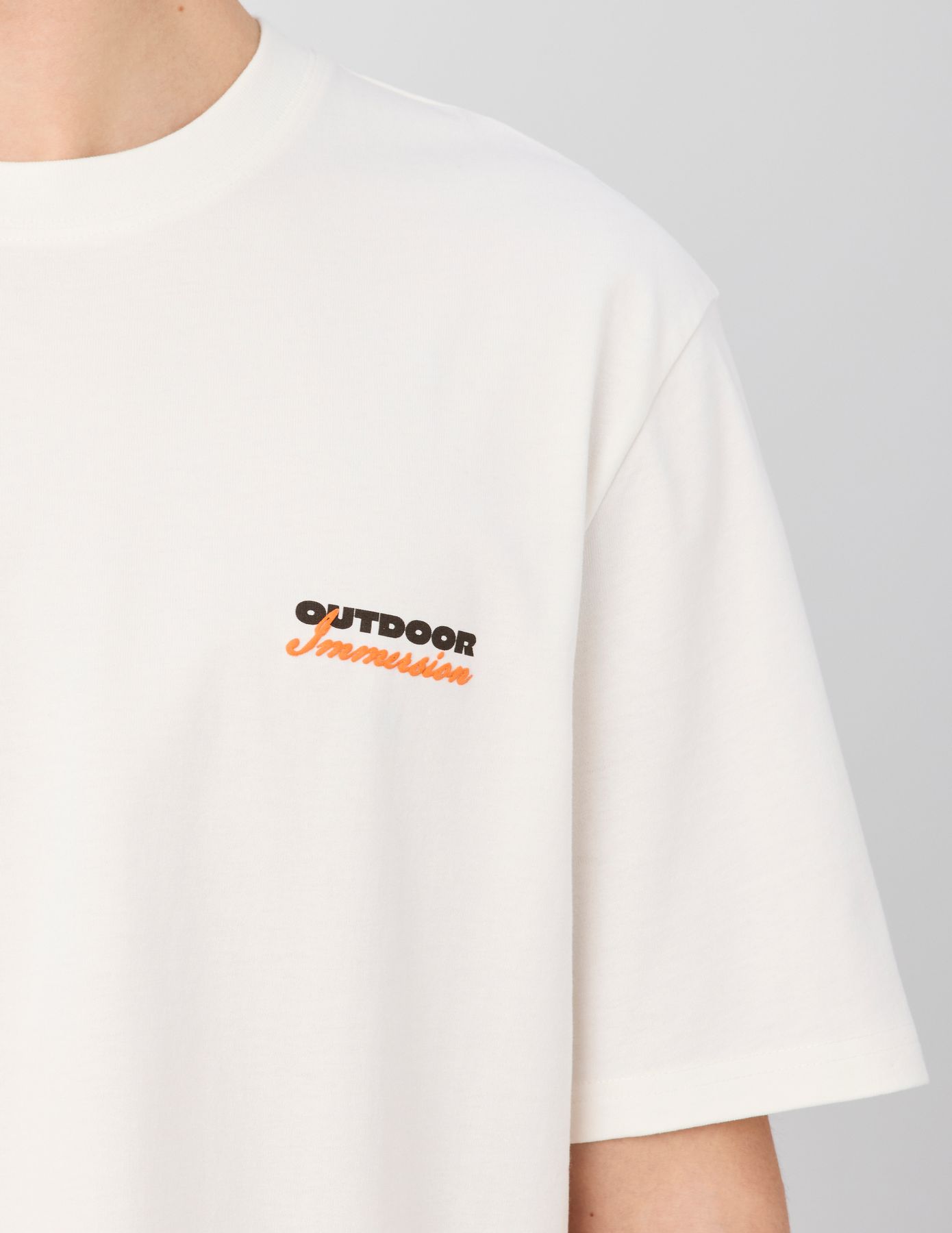 T-shirt imprim&eacute; devant/dos