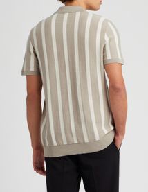 Polo &agrave; rayures