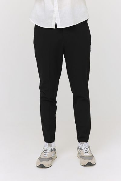 Pantalon de ville fluide uni