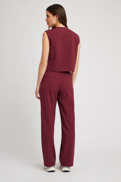 Pantalon tailleur polyester recyclé
