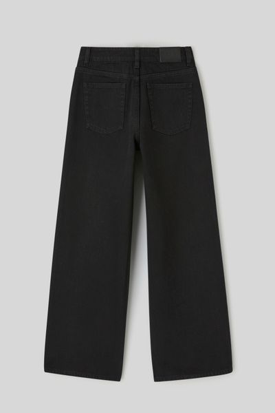 Jean wide leg &agrave; strass