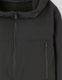 Veste &agrave; capuche zipp&eacute;e