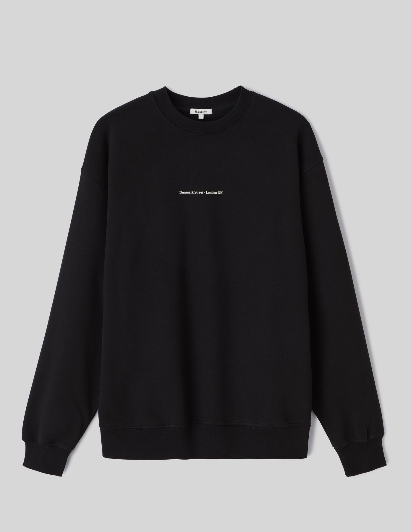 Sweat col rond animation devant dos