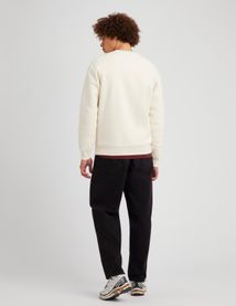 Sweat col rond brodé message