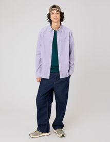 Chemise droite en velours