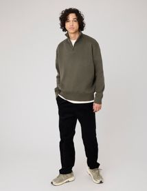 Pull col montant zippé