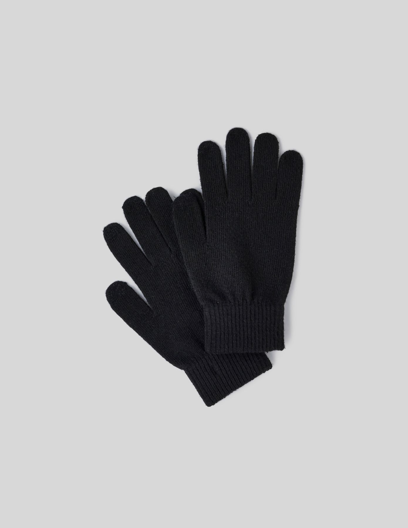 Gants noirs tactiles