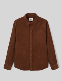 Chemise droite en velours
