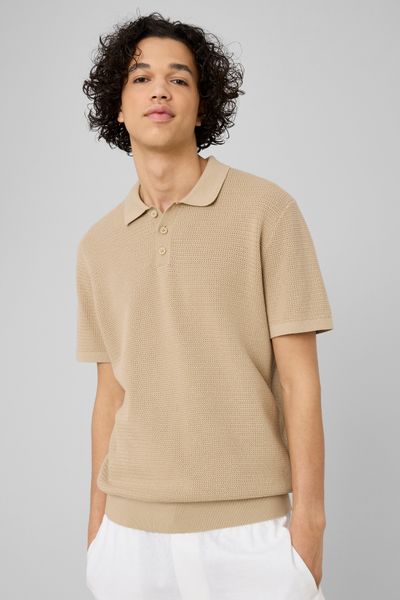 Polo maille fantaisie