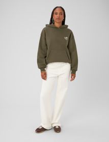 Sweat &agrave; capuche imprim&eacute;