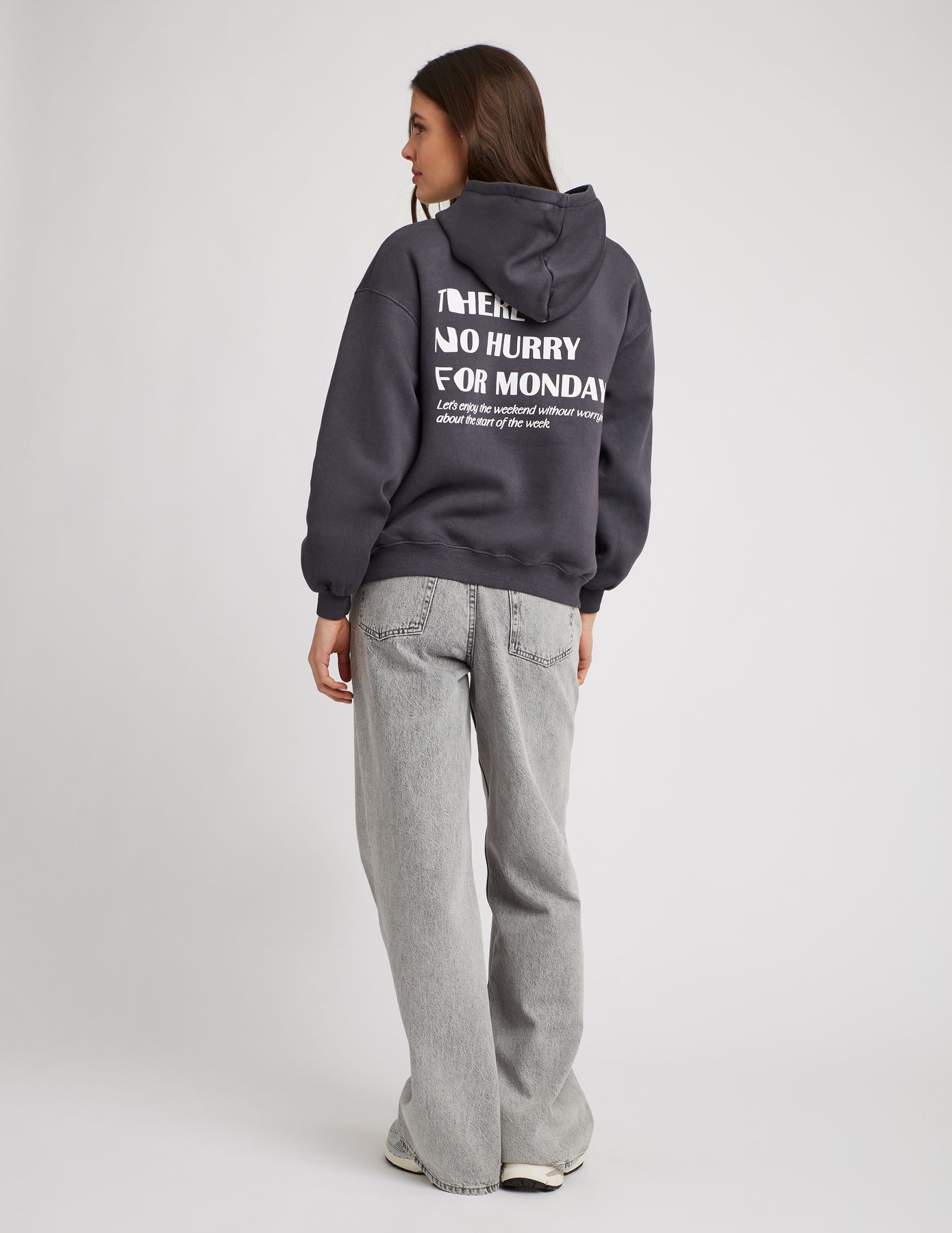 Sweat délavé imprimé