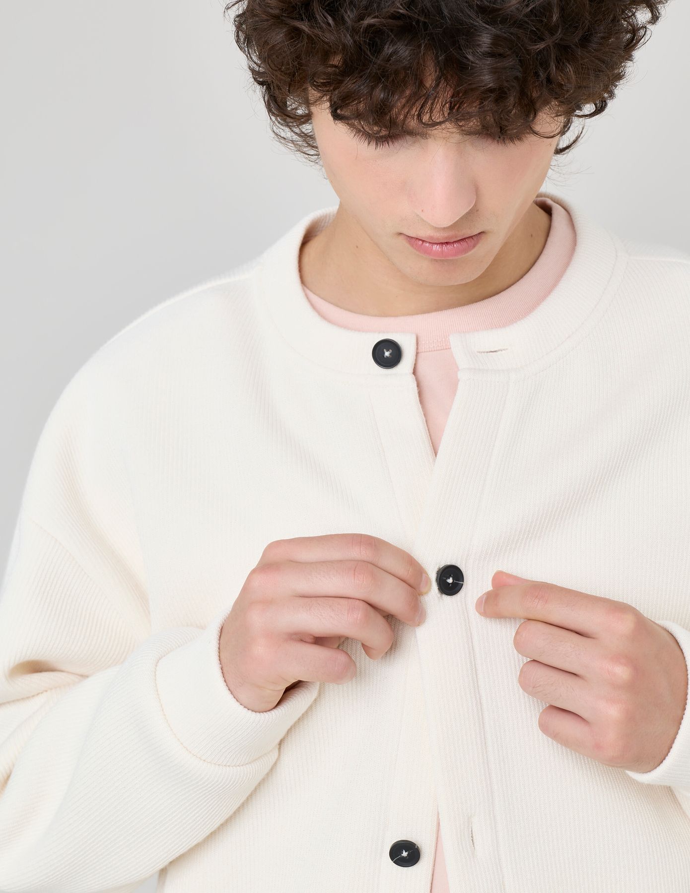 Gilet matière texturée