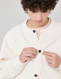 Gilet matière texturée