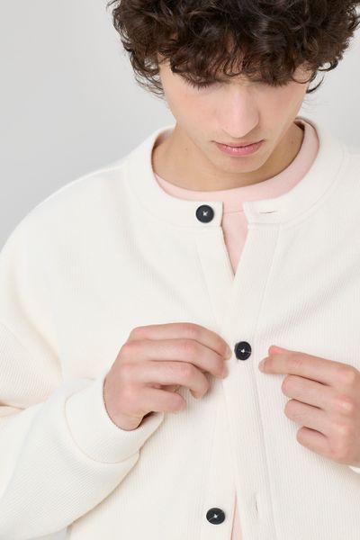 Gilet matière texturée