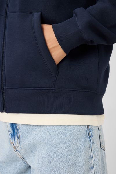 Sweat zipp&eacute; &agrave; capuche