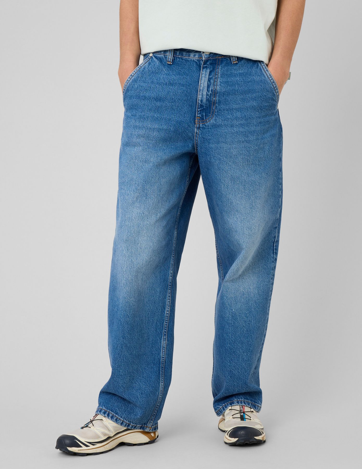 Jean skater mid blue