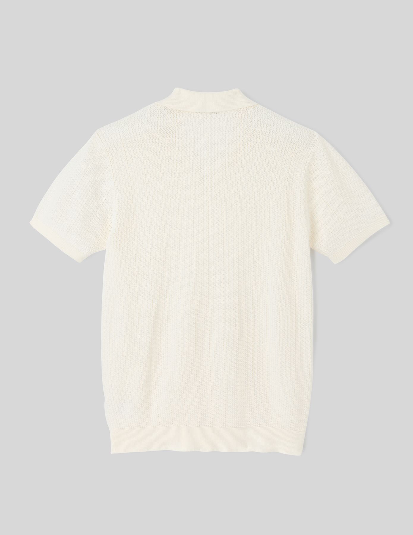 Polo maille ajourée