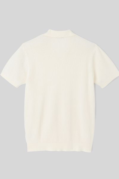 Polo maille ajourée